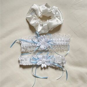 Bridal Garter & Scrunchie Bundle